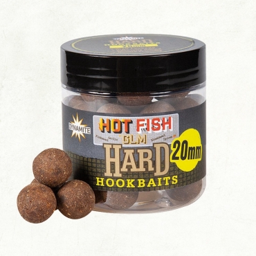 Dynamite Baits Hot Fish & GLM Hardened Hookbaits Boilies 20mm